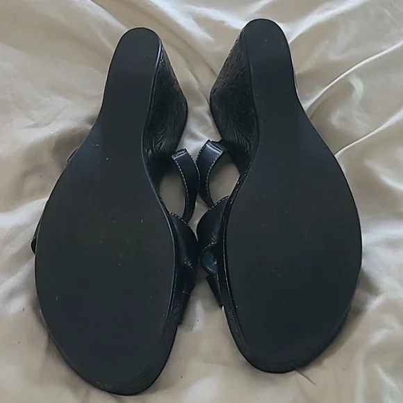 AXCESS Liz Clairborne Wedge Sandals Nwot - Picture 4 of 7